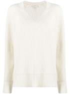 Michael Michael Kors V-neck Knit Sweater - White