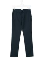 Armani Junior Teen Printed Trousers - Blue