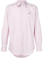 Vivienne Westwood Contrast Logo Shirt - Pink & Purple