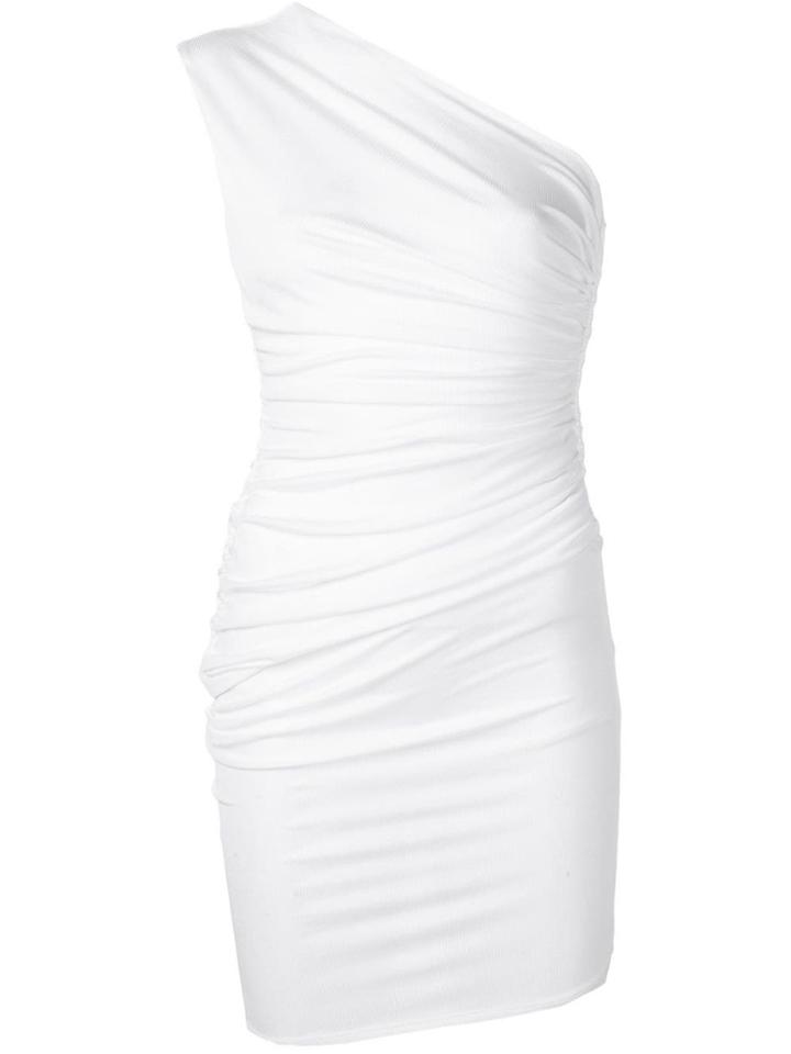 Alexandre Vauthier Fitted One-shoulder Dress - White