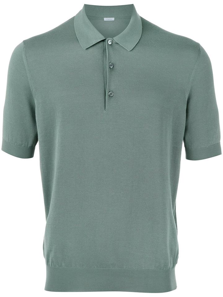 Malo - Short Sleeve Polo Shirt - Men - Cotton - 54, Green, Cotton