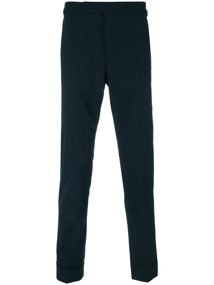 Paul Smith Straight Leg Tailored Trousers - Blue