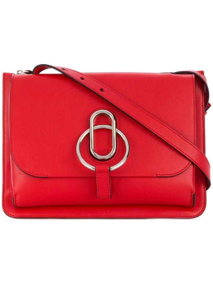 Stée Ring Buckle Crossbody Bag - Red