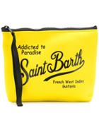 Mc2 Saint Barth Logo Wash Bag - Yellow & Orange