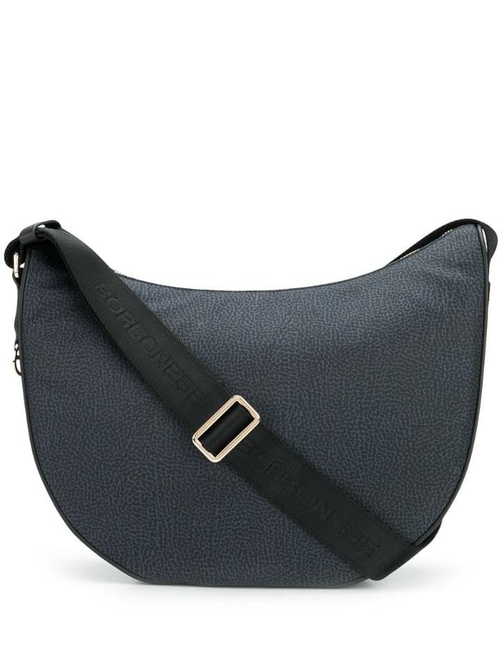 Borbonese Animal Print Shoulder Bag - Black