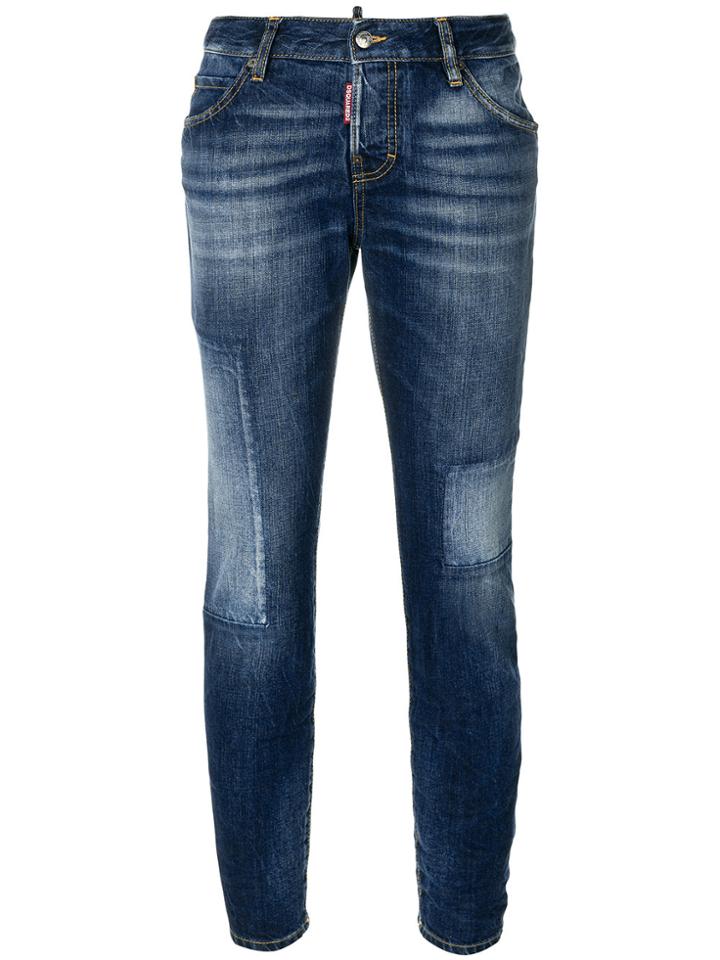 Dsquared2 Cool Girl Patch Jeans - Blue