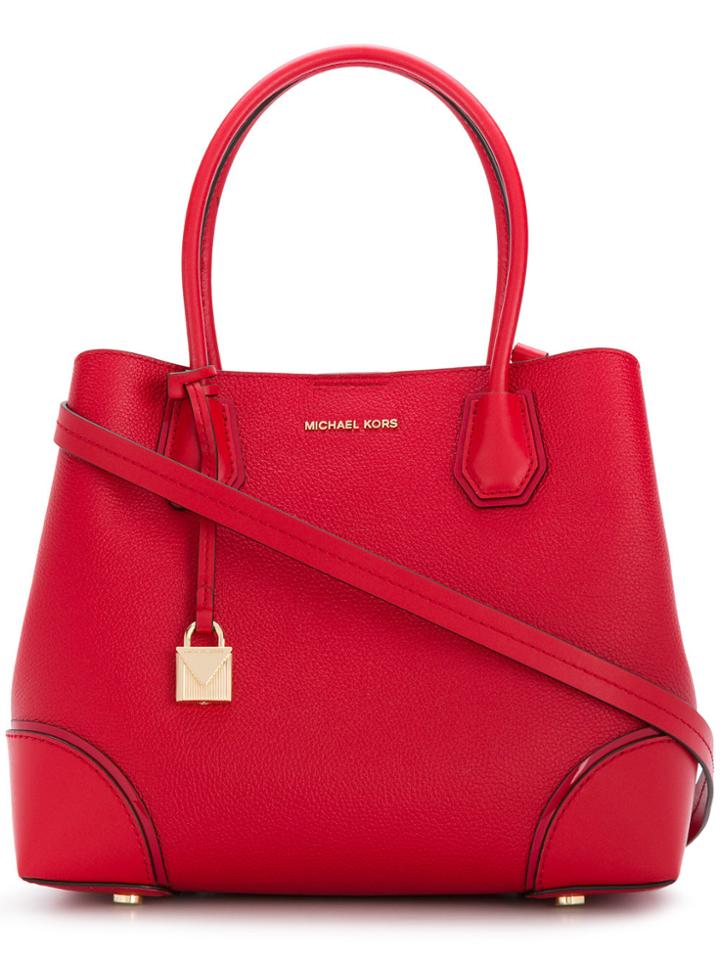 Michael Michael Kors Mercer Gallery Medium Tote - Red