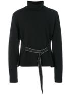 Oamc Belted Jumper - Black