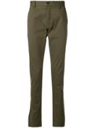 Emporio Armani Straight Leg Trousers - Green