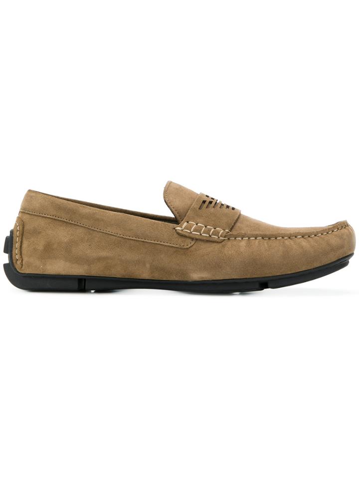 Emporio Armani Driving Shoes - Brown