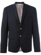 Thom Browne Two Button Blazer, Men's, Size: 1, Blue, Cupro/wool