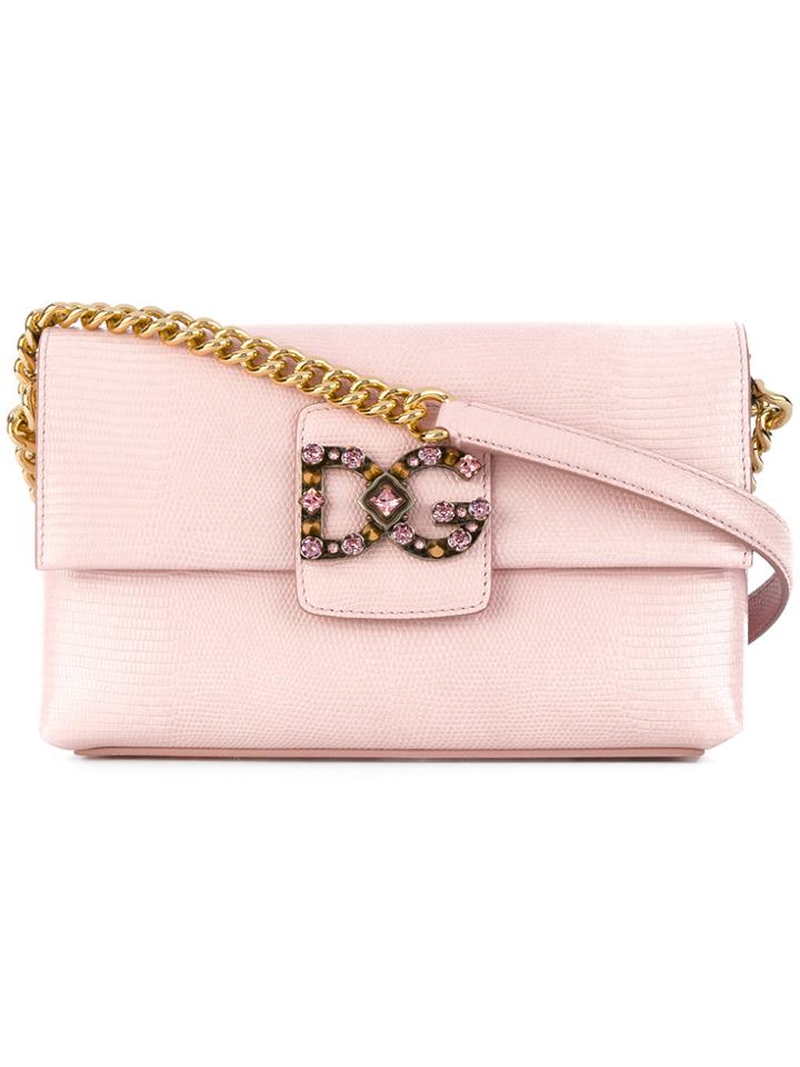 Dolce & Gabbana Dg Millennials Shoulder Bag - Pink & Purple