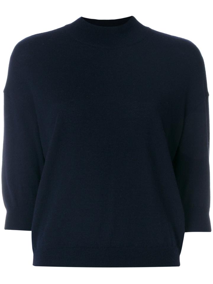 Giambattista Valli Cashmere Fitted Top - Blue