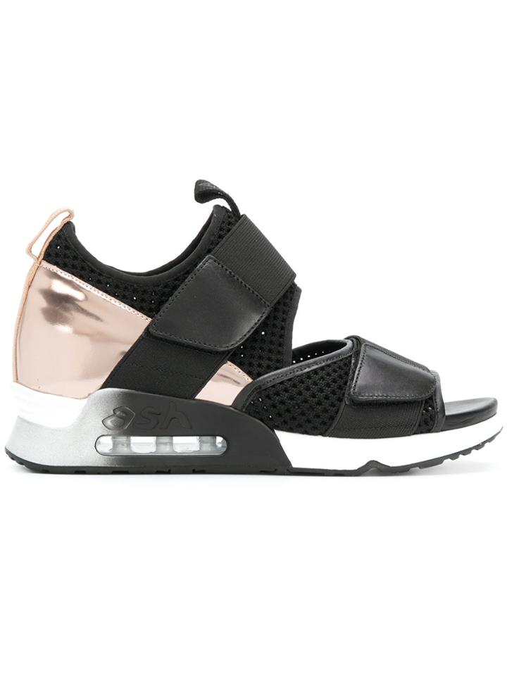 Ash Open Toe Sneaker Shoes - Black