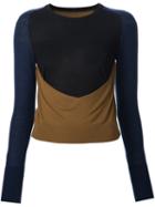 Mm6 Maison Margiela Colour Block Jumper