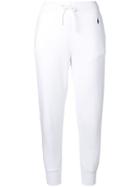 Polo Ralph Lauren Logo Embroidered Track Pants - White