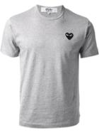 Comme Des Garçons Play 'black Play' T-shirt, Men's, Size: Medium, Grey, Cotton