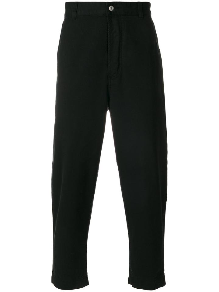 Ami Alexandre Mattiussi - Oversize Carrot Fit Trousers - Men - Cotton - L, Black, Cotton