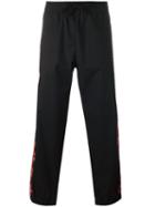 Stella Mccartney Side Embroidered Trousers, Men's, Size: 30, Black, Cotton