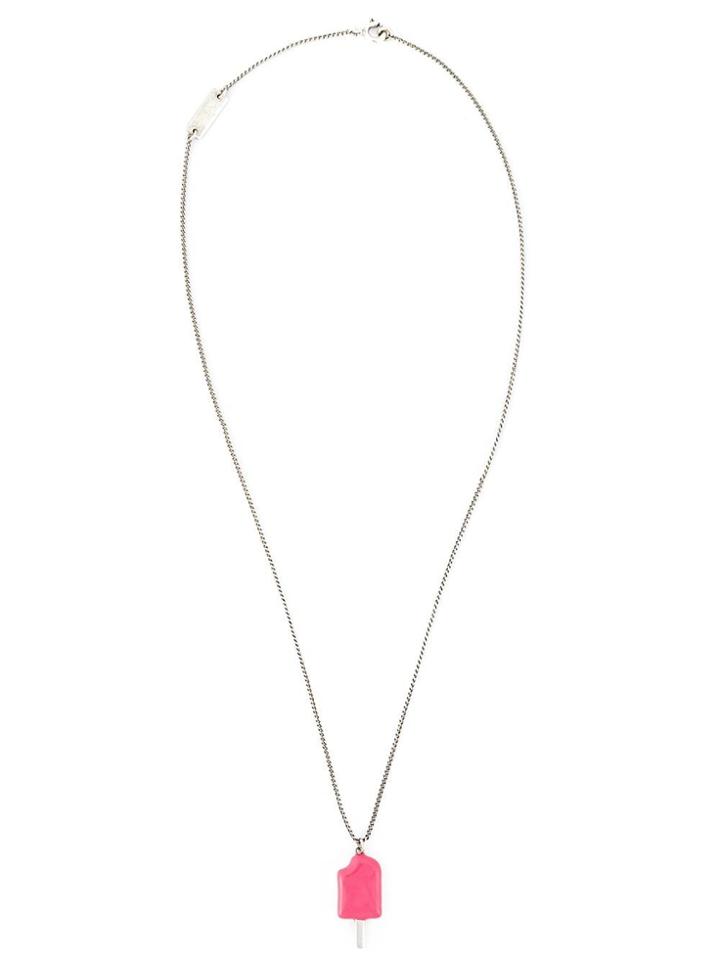 Saint Laurent 'eighties' Popsicle Necklace - Metallic