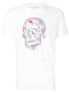 John Varvatos Skull Print T-shirt - White