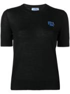 Prada Chest Logo T-shirt - Black