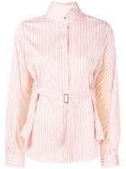 Aalto Belted Striped Shirt - Pink