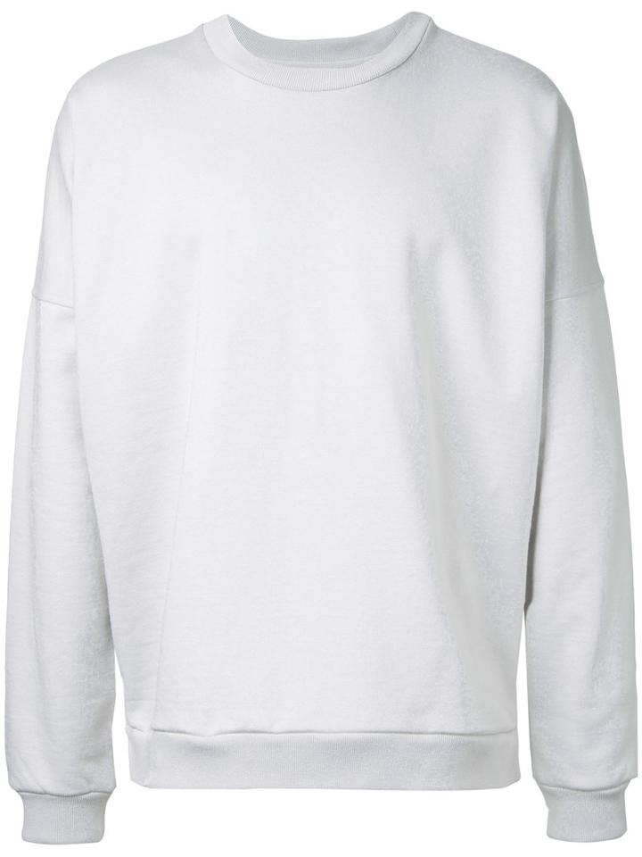 Monkey Time Crew-neck Sweatshirt, Men's, Size: Small, White, Cotton