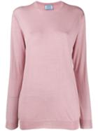 Prada Relaxed Fit Sweater - Pink