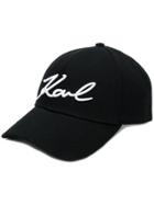 Karl Lagerfeld Signature Cap - Black