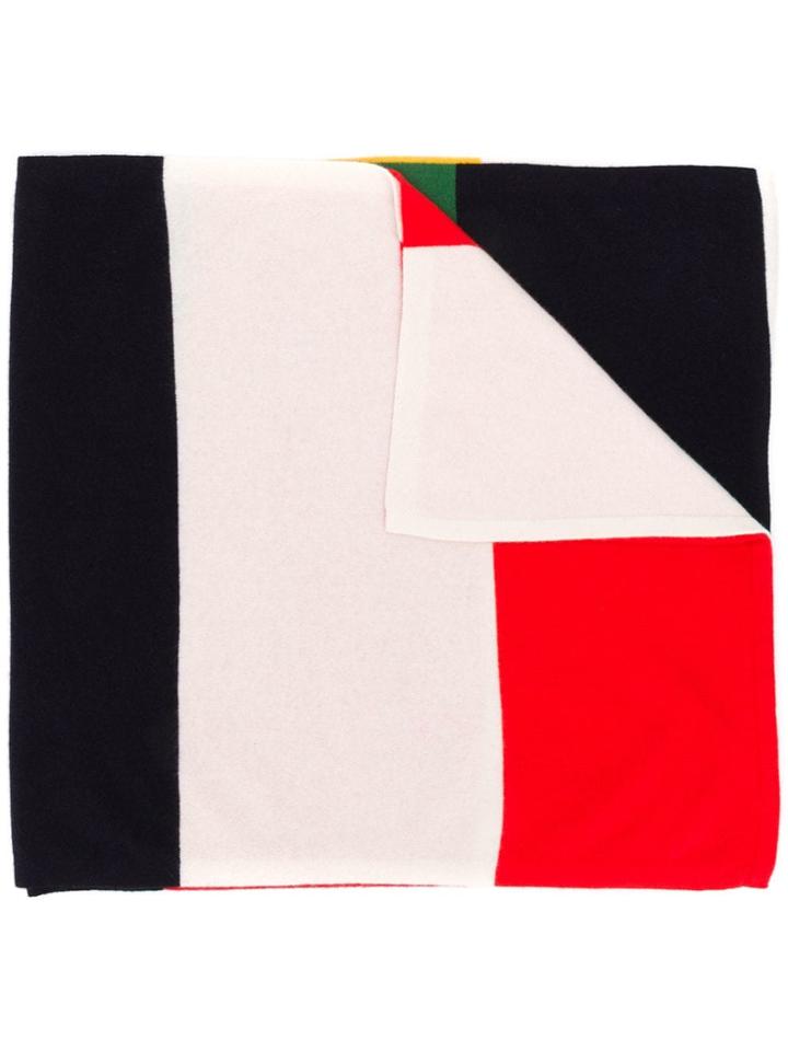 Chinti & Parker Colour Block Scarf - Blue