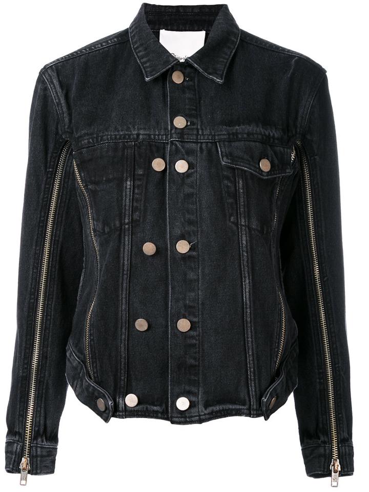 3.1 Phillip Lim - Denim Jacket - Women - Cotton - 4, Black, Cotton