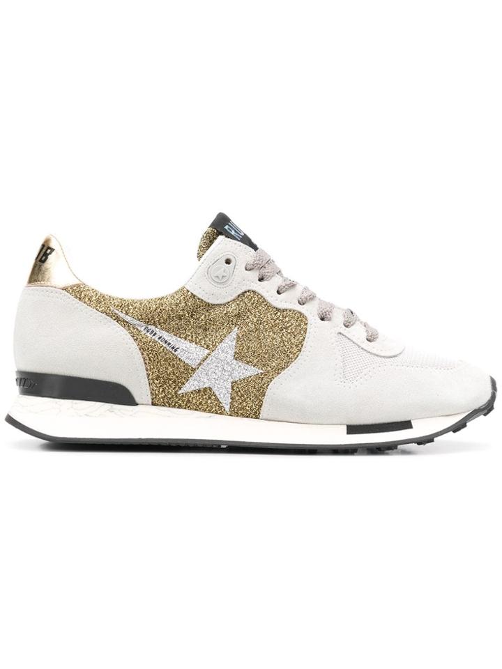 Golden Goose Deluxe Brand Lace-up Running Sneakers - Grey