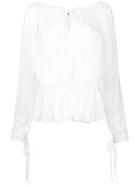 Kitx Breakfree Polka Dot Blouse - White