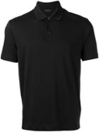 Z Zegna Classic Polo Shirt, Men's, Size: Small, Black, Cotton