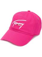 Tommy Hilfiger Contras Logo Baseball Cap - Pink