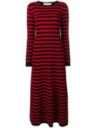 Sonia Rykiel Zigzag Pattern Dress - Red