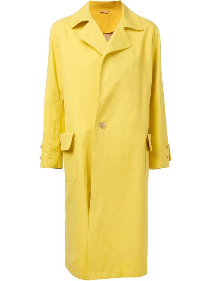 Arts & Science Single Breasted Coat, Women's, Size: 1, Yellow/orange, Cotton
