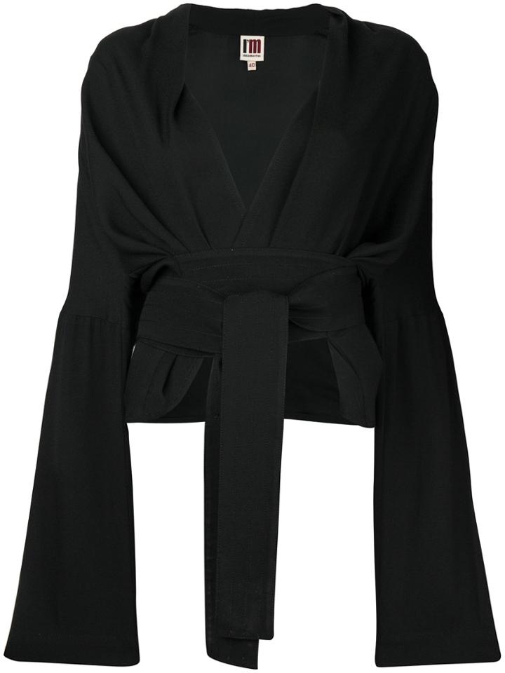 I'm Isola Marras Tied Waist Jacket - Black