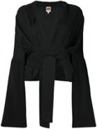 I'm Isola Marras Tied Waist Jacket - Black