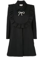 Shushu/tong Tie Front Coat - Black