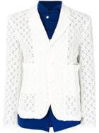 Comme Des Garçons Vintage Contrast Layer Blazer - Blue