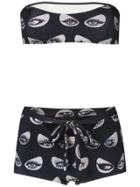 Adriana Degreas Hot Pants Bikini Set - Black