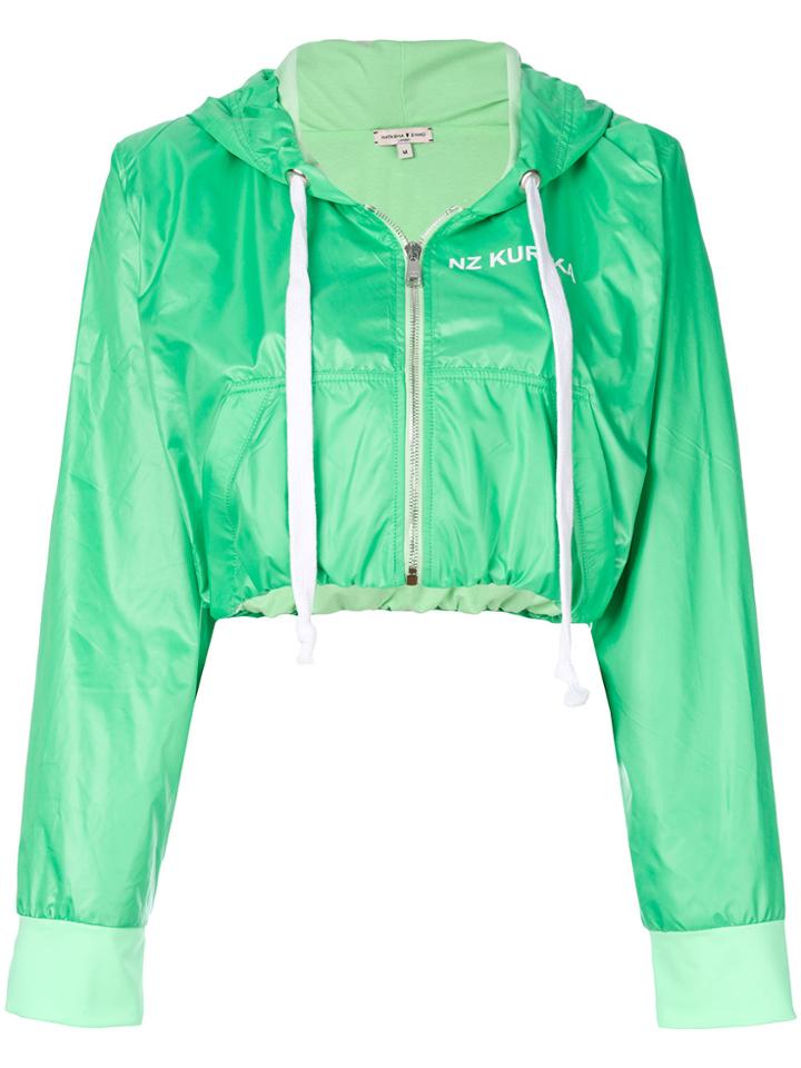 Natasha Zinko Cropped Jacket - Green