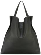 Jil Sander Xiao Shoulder Bag, Women's, Black, Calf Leather