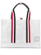 Thom Browne East-west Bubble Wrap Tote Bag - White