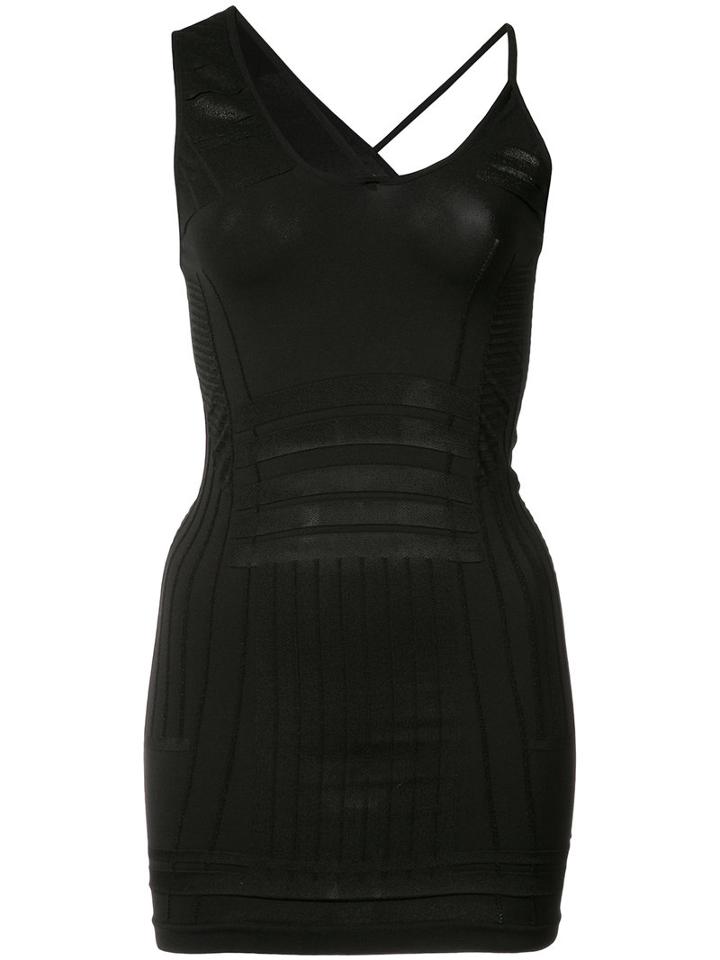 Barbara I Gongini - Asymmetric Tank - Women - Spandex/elastane/polyimide - 2, Black, Spandex/elastane/polyimide