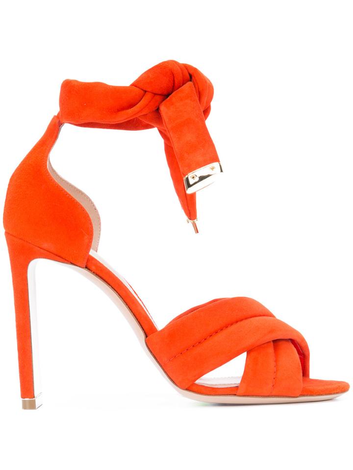 Nicholas Kirkwood 105mm Ziggy Sandals - Yellow & Orange
