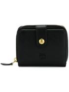 Il Bisonte Logo Embossed Wallet - Black