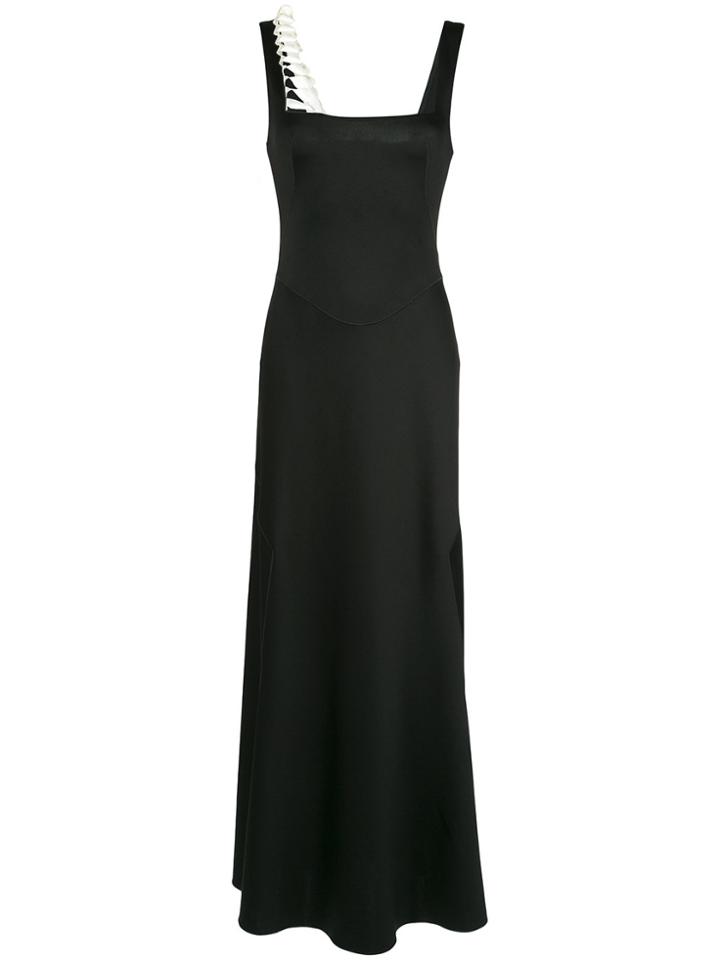 Gloria Coelho Panels Gown - Black